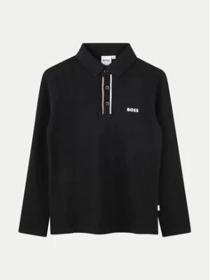 Boss Polo J51175 D Czarny Regular Fit