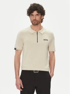 BOSS Polo K_Perform-Max_Pl 50537146 Beżowy Slim Fit
