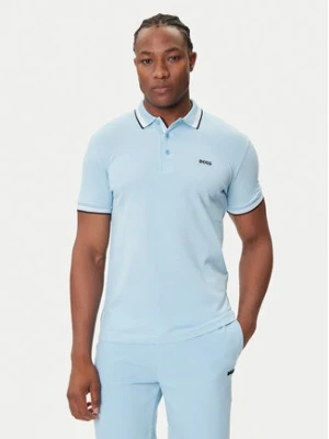 BOSS Polo Paddy 50469055 Błękitny Regular Fit