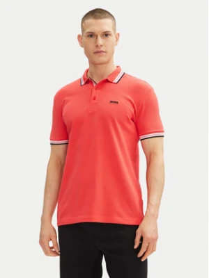 BOSS Polo Paddy 50469055 Czerwony Regular Fit