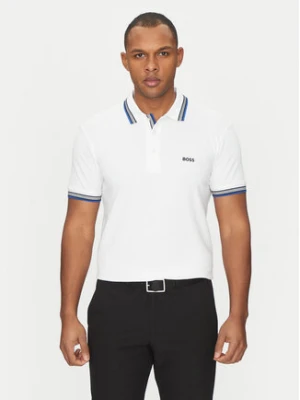 BOSS Polo Paddy 50469055 Écru Regular Fit