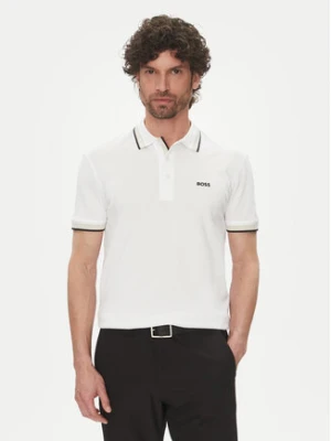 BOSS Polo Paddy 50469055 Écru Regular Fit