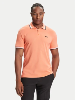 Boss Polo Paddy 50469055 Pomarańczowy Regular Fit