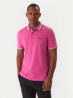 BOSS Polo Paddy 50469055 Różowy Regular Fit
