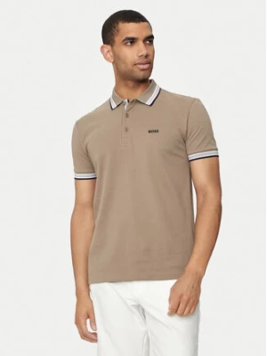 Boss Polo Paddy 50469055 Zielony Regular Fit