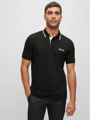 Boss Polo Paddy Pro 50469102 Czarny Regular Fit