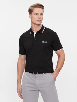 Boss Polo Paddy Pro 50469102 Czarny Regular Fit