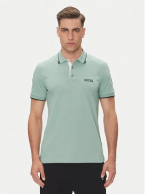 BOSS Polo Paddy Pro 50469102 Zielony Regular Fit