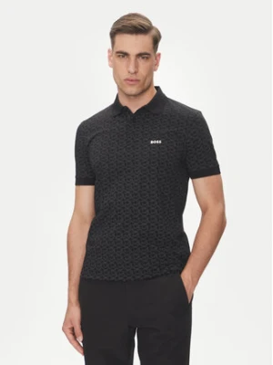 BOSS Polo Paddy Striped C 50540719 Czarny Regular Fit