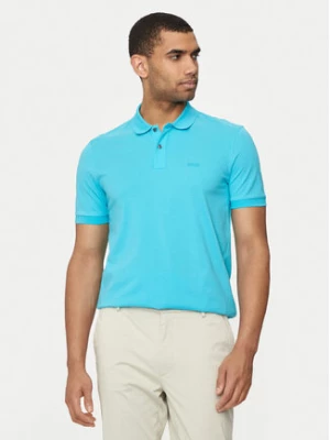 Boss Polo Pallas 50468301 Niebieski Regular Fit