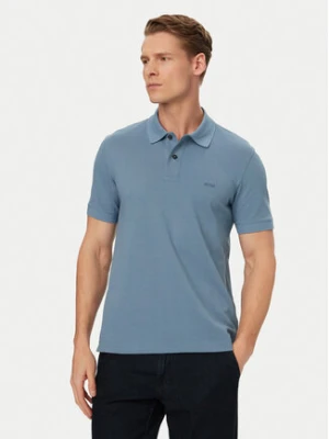 BOSS Polo Pallas 50553564 Niebieski Regular Fit