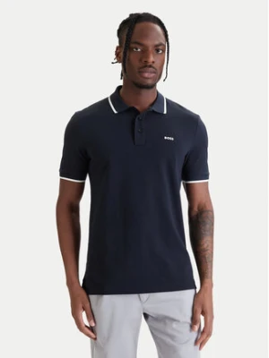 BOSS Polo Parlay 190 50494697 Granatowy Regular Fit
