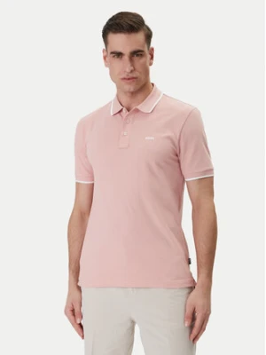 BOSS Polo Parlay 190 50494697 Różowy Regular Fit