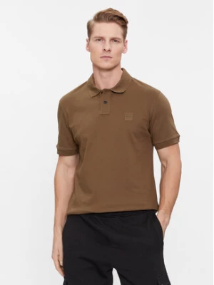 Boss Polo Passenger 50507803 Brązowy Slim Fit