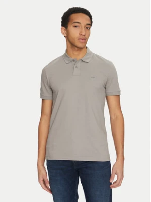 BOSS Polo Passenger 50507803 Szary Slim Fit