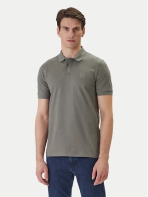 BOSS Polo Passenger 50507803 Szary Slim Fit