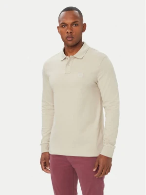 BOSS Polo Passerby 50507704 Beżowy Regular Fit