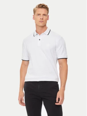 Boss Polo Passertip 50507699 Biały Slim Fit