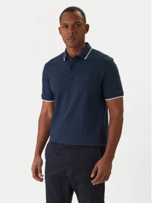 BOSS Polo Passertip 50507699 Granatowy Slim Fit