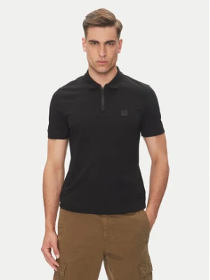 BOSS Polo Passerzip 50537507 Czarny Slim Fit