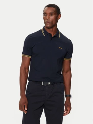 Boss Polo Paul 50506193 Granatowy Slim Fit