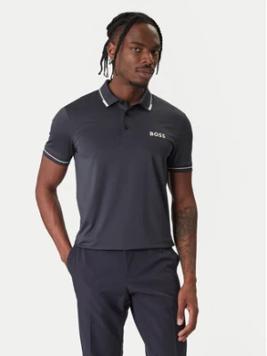 BOSS Polo Paul Pro 50506203 Granatowy Slim Fit