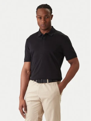 BOSS Polo Pe_Interlock 50520109 Czarny Regular Fit