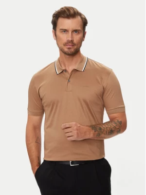 Boss Polo Penrose 38 50469360 Beżowy Slim Fit