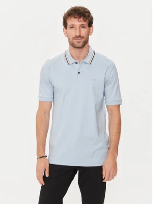 Boss Polo Penrose 38 50469360 Błękitny Slim Fit