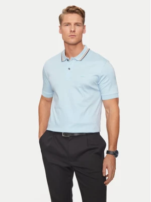 Boss Polo Penrose 38 50469360 Błękitny Slim Fit