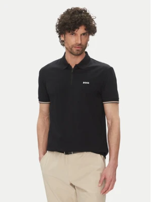 BOSS Polo Philix Pima 50538177 Czarny Regular Fit