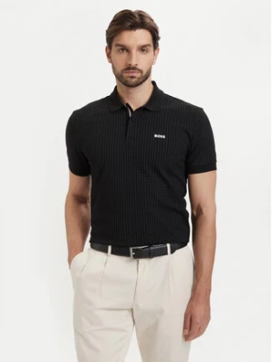 BOSS Polo Pl Goc Birdie 3 50559355 Czarny Regular Fit