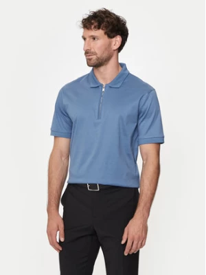 Boss Polo Polston 11 50513375 Niebieski Slim Fit