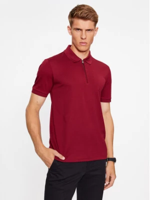 Boss Polo Polston 34 50500332 Bordowy Regular Fit