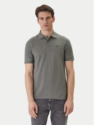 BOSS Polo Prime 50507813 Szary Regular Fit