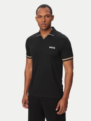 BOSS Polo Serve 50559200 Czarny Regular Fit