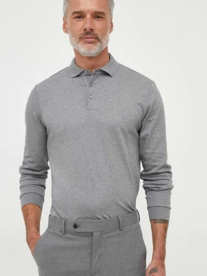 BOSS polo swetrowe męskie bawełniane Pado 30 szary
