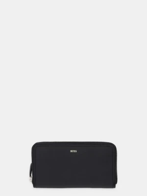 BOSS portfel skórzany Lenah Ziparound