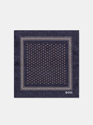BOSS poszetka C-POCKET SQ.-251 granatowy