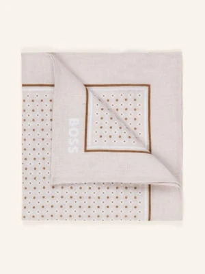 Boss Poszetka C-Pocket Z Lnu beige