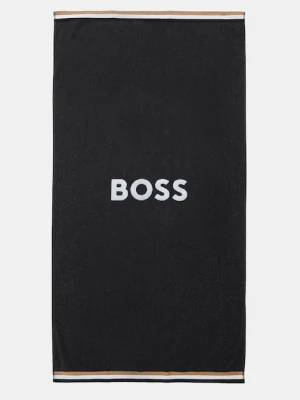BOSS ręcznik bawełniany kolor szary 50544840