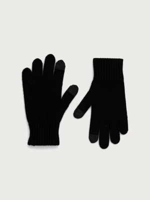 BOSS rękawiczki męskie z dodatkiem wełny Falco_Gloves czarny
