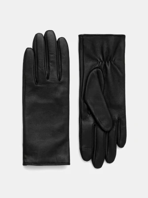 BOSS rękawiczki skórzane Gueen-ME