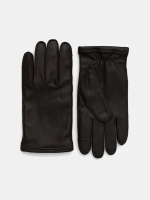 BOSS rękawiczki skórzane Kranton-ME