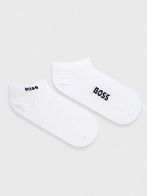 BOSS skarpetki 2-pack damskie kolor biały 50502054