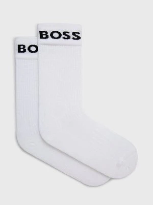 BOSS skarpetki (2-pack) męskie kolor biały 50469747