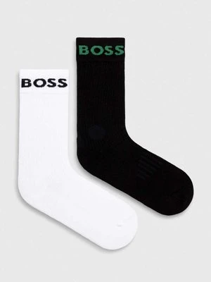 BOSS skarpetki 2-pack męskie kolor czarny 50467707