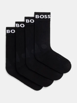 BOSS skarpetki 2-pack męskie kolor czarny 50469747