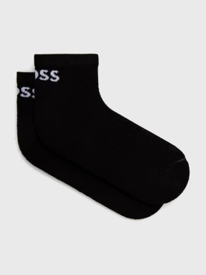 BOSS skarpetki (2-pack) męskie kolor czarny 50469859