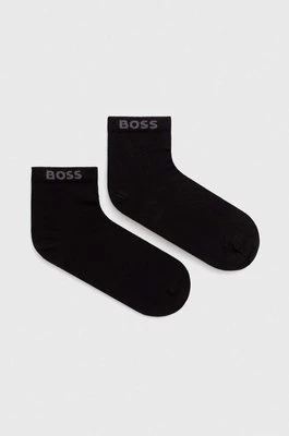 BOSS skarpetki 2-pack męskie kolor czarny 50491208